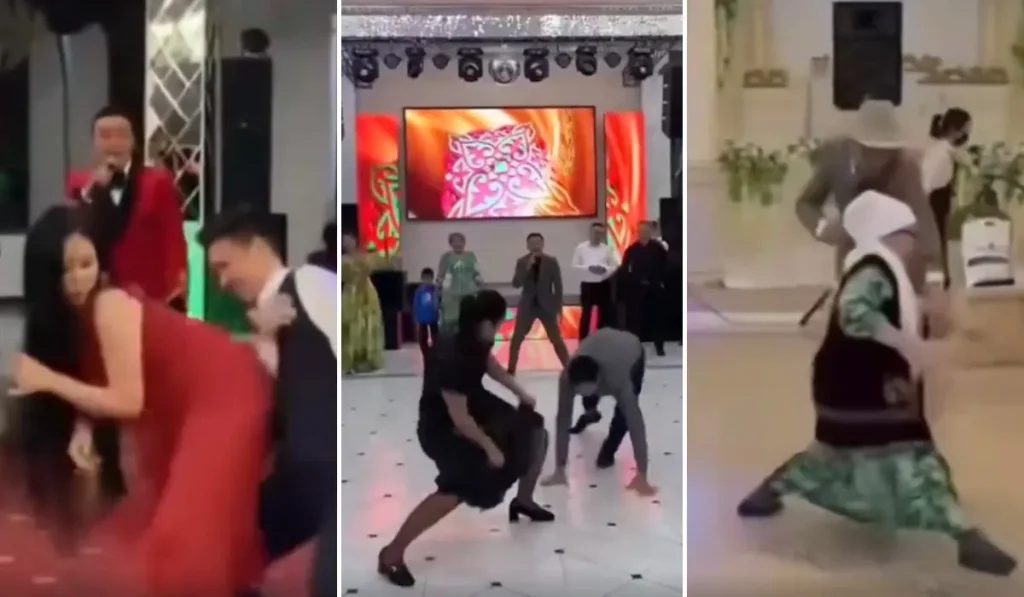 «Азған заманның адамдары»: қариялар мен қыздардың тойдағы арсыз билері елді шулатты (ВИДЕО)